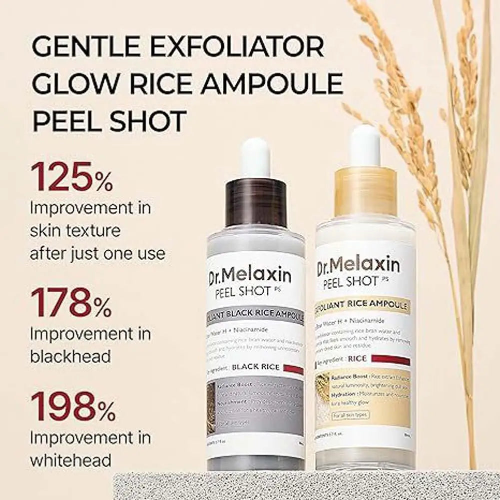 Dr. Melaxin Rice Peel Essence – Gentle Exfoliation